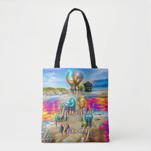 Sac fourre-tout de plage Balloirs de bienvenue de