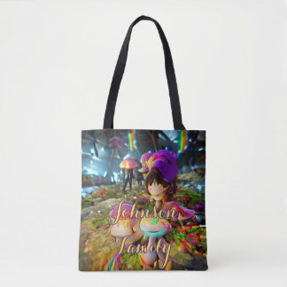 Sac fourre-tout de plage Whimsical Family avec Cha