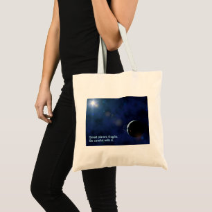 Sac fourre-tout de planète fragile