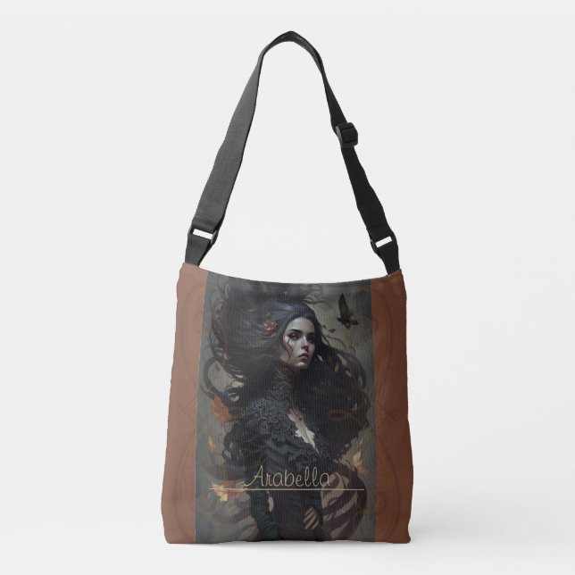 Sac fourre-tout de Portrait Victorien, Goth Aesthé (Devant)