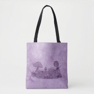 Sac fourre-tout de prairie de champignons