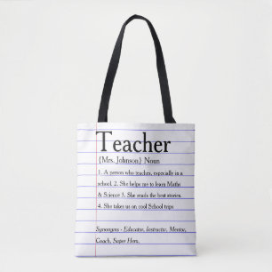 Sac fourre-tout de professeur de dictionnaire. Rai