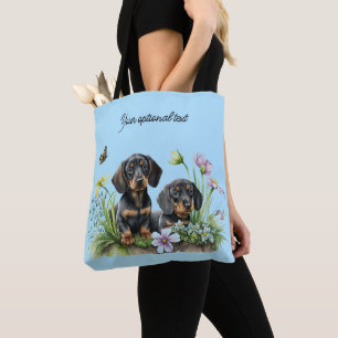 SAC FOURRE-TOUT DE PUPIES NOIRS ET TONNES