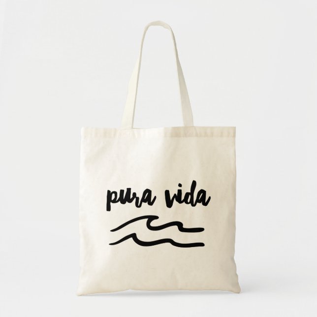 Sac fourre-tout de Pura Vida Wave Costa Rica (Devant)