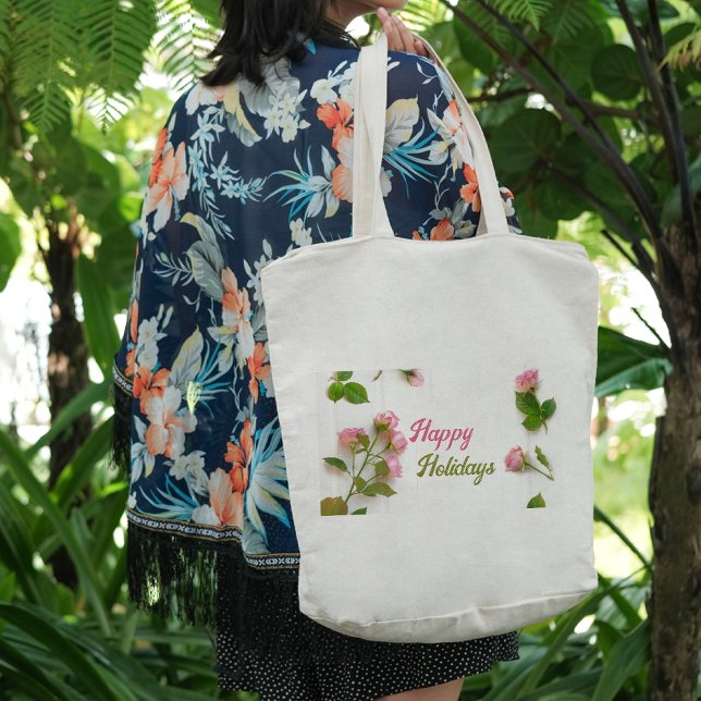 Sac fourre-tout de roses roses roses (Bunch of pink roses Tote Bag
)