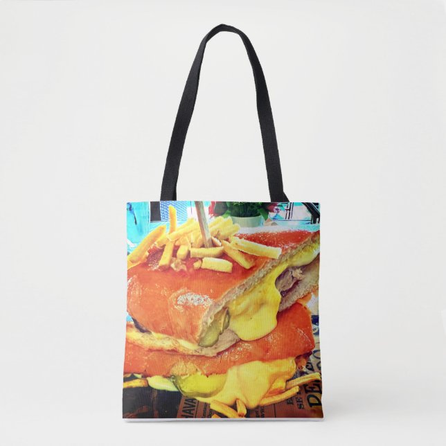 Sac fourre-tout de sandwich cubain par Tamara Diaz (Devant)