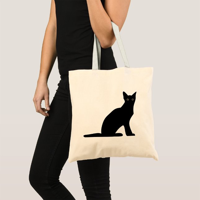 Sac fourre-tout de silhouette de chat (Créateur téléchargé)