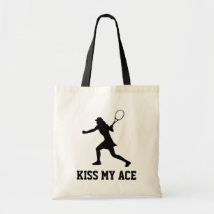 sac fourre-tout de tennis amusant Kiss My Ace pour