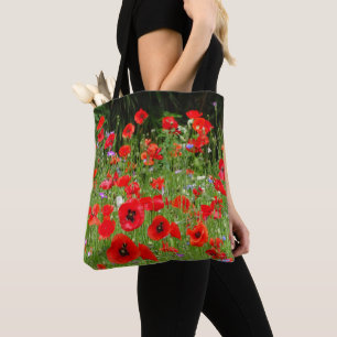 Sac fourre-tout de terrain Red Poppies