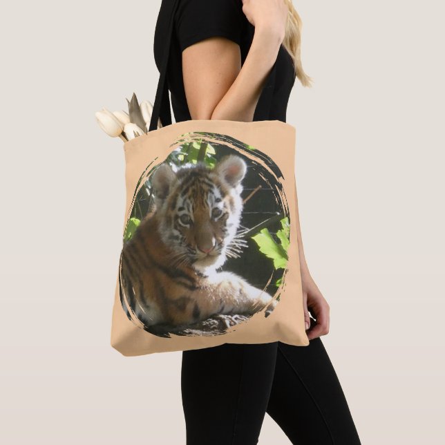 Sac fourre-tout de tigre pour bébé mignon (De près)