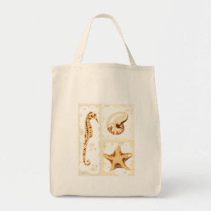 Sac fourre-tout de toile de vie aquatique Seahorse