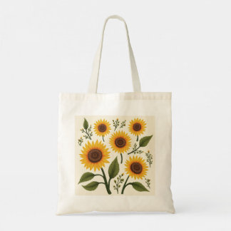 sac fourre-tout de tournesol