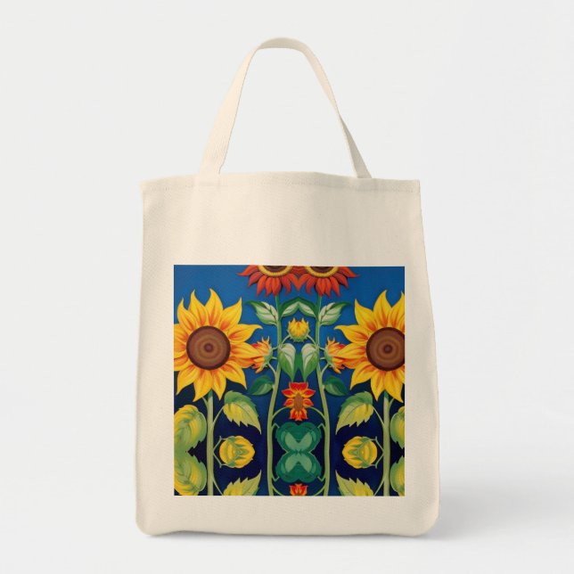 sac fourre-tout de tournesol (Devant)