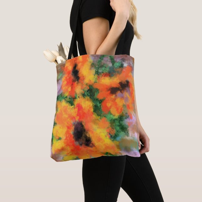 Sac fourre-tout de tournesols (De près)