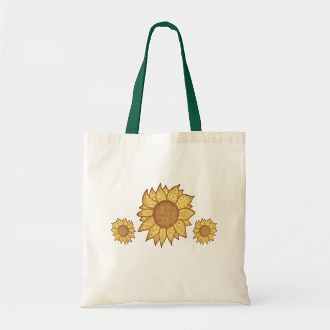 Sac fourre-tout de tournesols (Devant)