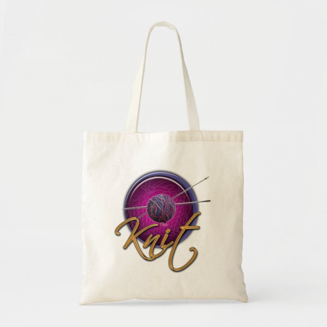 Sac fourre-tout de tricot (Devant)