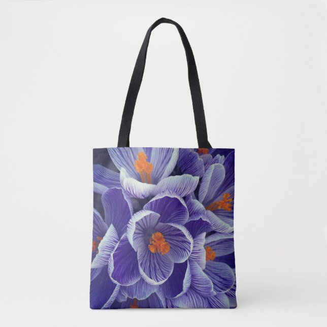 Sac fourre-tout de Tulipe pourpre (Devant)