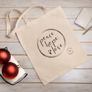 Sac fourre-tout de vacances Ajouter un logo Peace