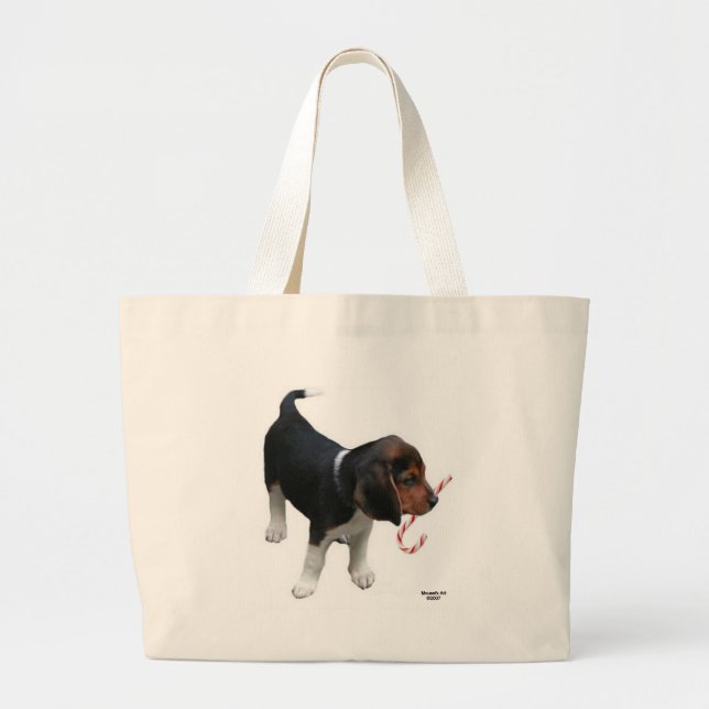 Sac fourre-tout de vacances beagle (Devant)