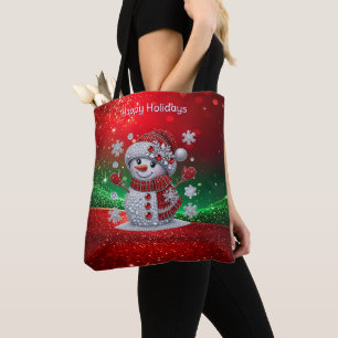 Sac fourre-tout de vacances bonhomme de neige Stra