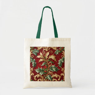 Sac fourre-tout de vacances Red Feuille Gold Green