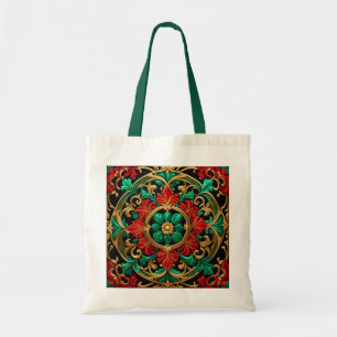 Sac fourre-tout de vacances vert rouge