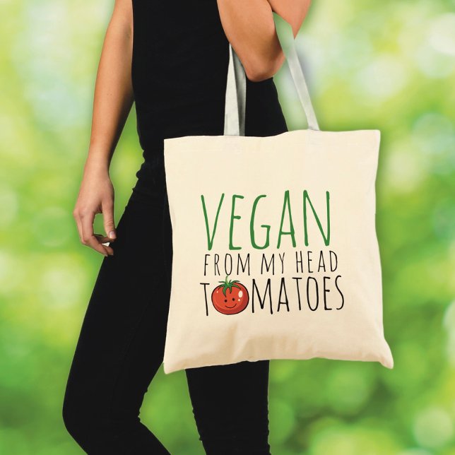 Sac fourre-tout de Vegan Pun (Créateur téléchargé)