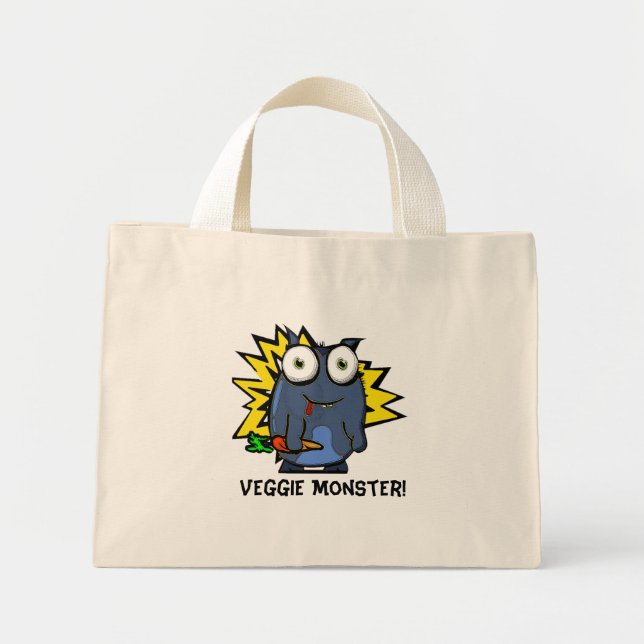 Sac fourre-tout de Veggie Monster (Devant)