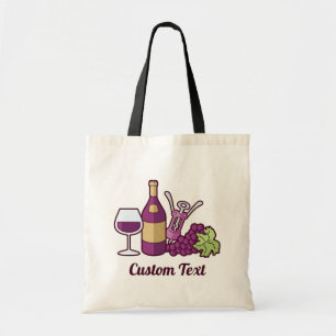 Sac fourre-tout de vin rouge
