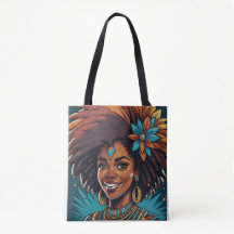 Sac fourre-tout de voyage autochtone Afro
