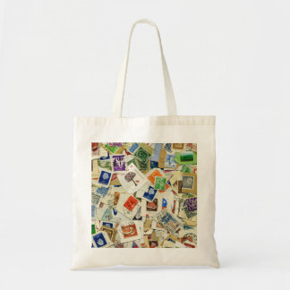 Sac fourre-tout de voyage de timbres-poste