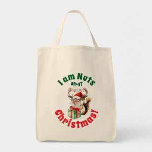 Sac fourre-tout d'éclairage de l'écureuil de Noël