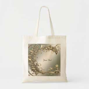Sac fourre-tout décoratif doré moderne élégant