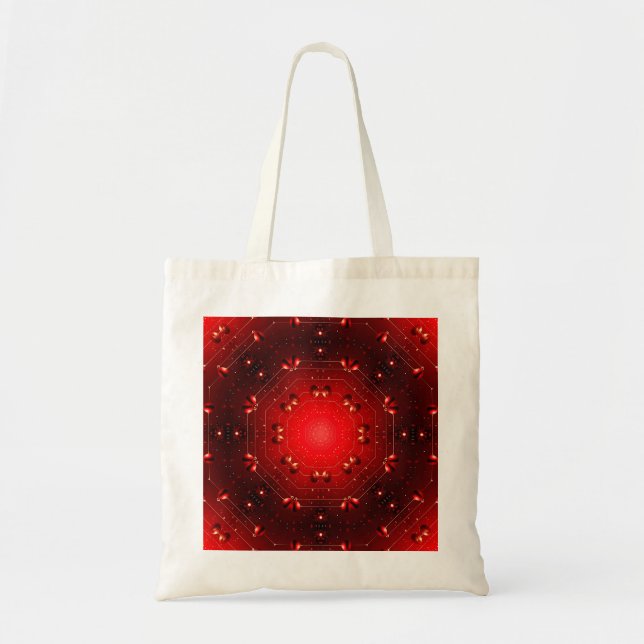 Sac fourre-tout décoratif rouge (Devant)