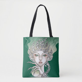 Sac fourre-tout Déesse des arbres vert