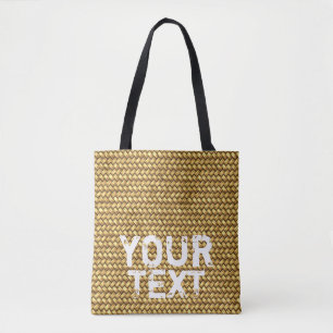 Sac fourre-tout d'effet "Paille tissée" personnal