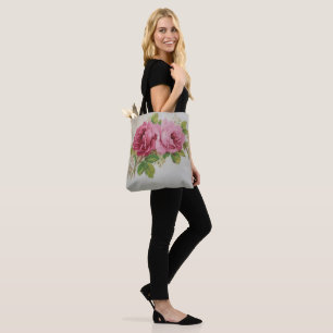 Sac fourre-tout d'élégance du Rose de chou vintage