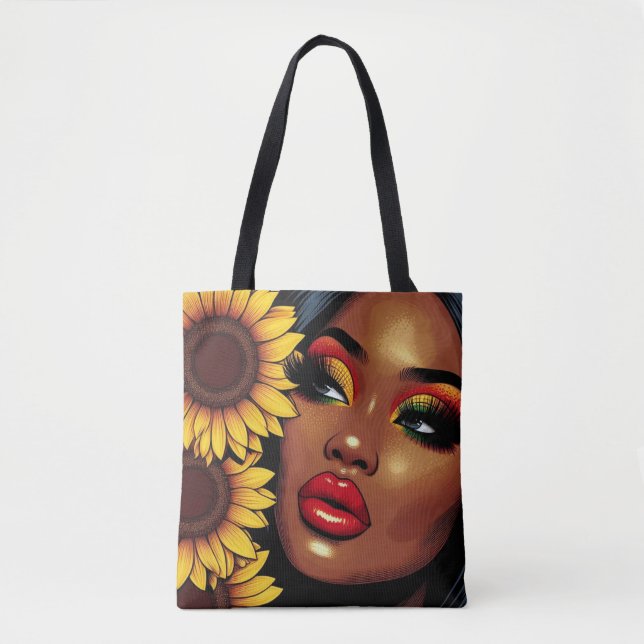 Sac fourre-tout d'élégance tournesol (Devant)