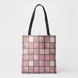 Sac fourre-tout Denim rose