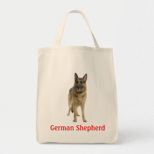 Sac fourre-tout d'épicerie allemand Shepherd Pupp