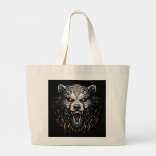 Sac fourre-tout d'épicerie Brown à l'ours