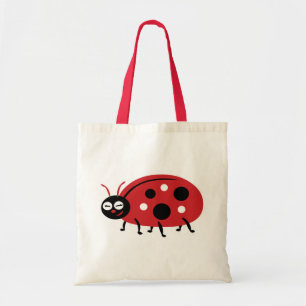 Sac fourre-tout d'épicerie Cute Ladybug