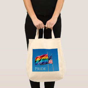 sac fourre-tout d'épicerie en toile "Pride"