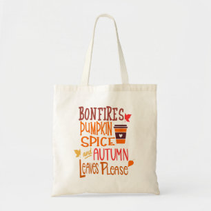 Sac fourre-tout d'épices Citrouille d'automne