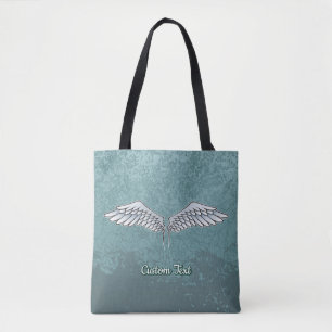 Sac fourre-tout des ailes gris-bleu