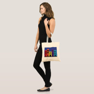 Sac fourre-tout des bâtiments brillants