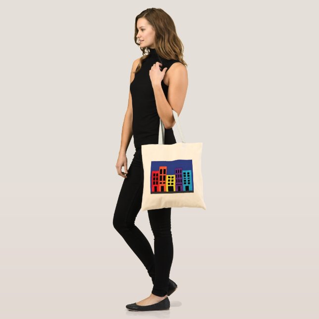 Sac fourre-tout des bâtiments brillants (Devant (modèle))