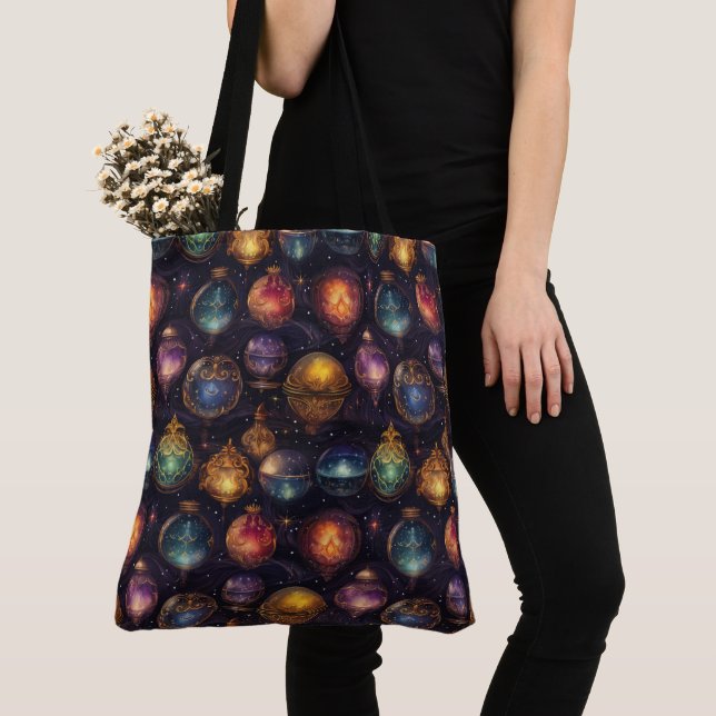 Sac fourre-tout des Baubles de Noël (De près)