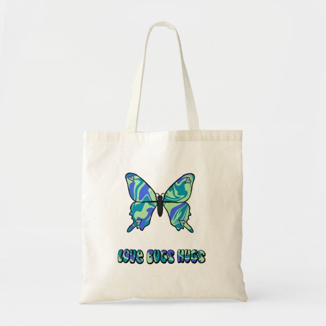 Sac fourre-tout des bogues d'amour papillon (Devant)