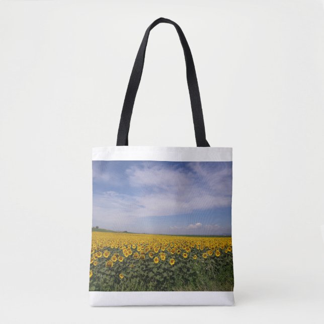Sac fourre-tout des champs de tournesol (Devant)